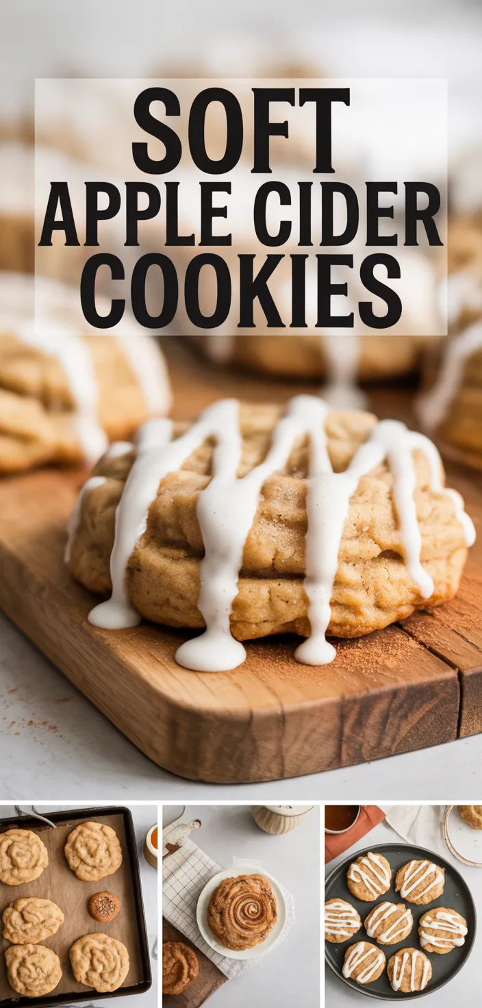 A photo of Apple Cider Cookies (Soft And Chewy Cookie Recipe)