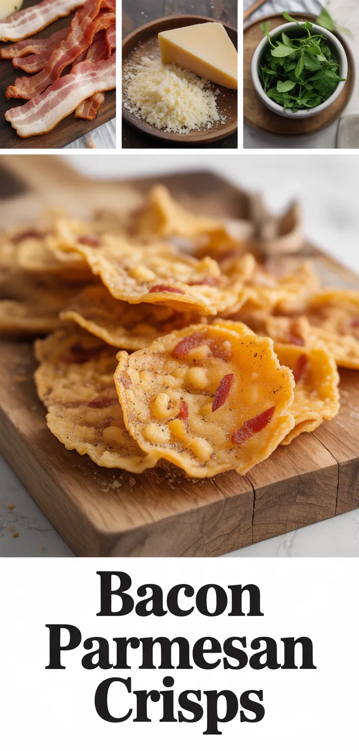 A photo of Bacon Parmesan Crisps Recipe