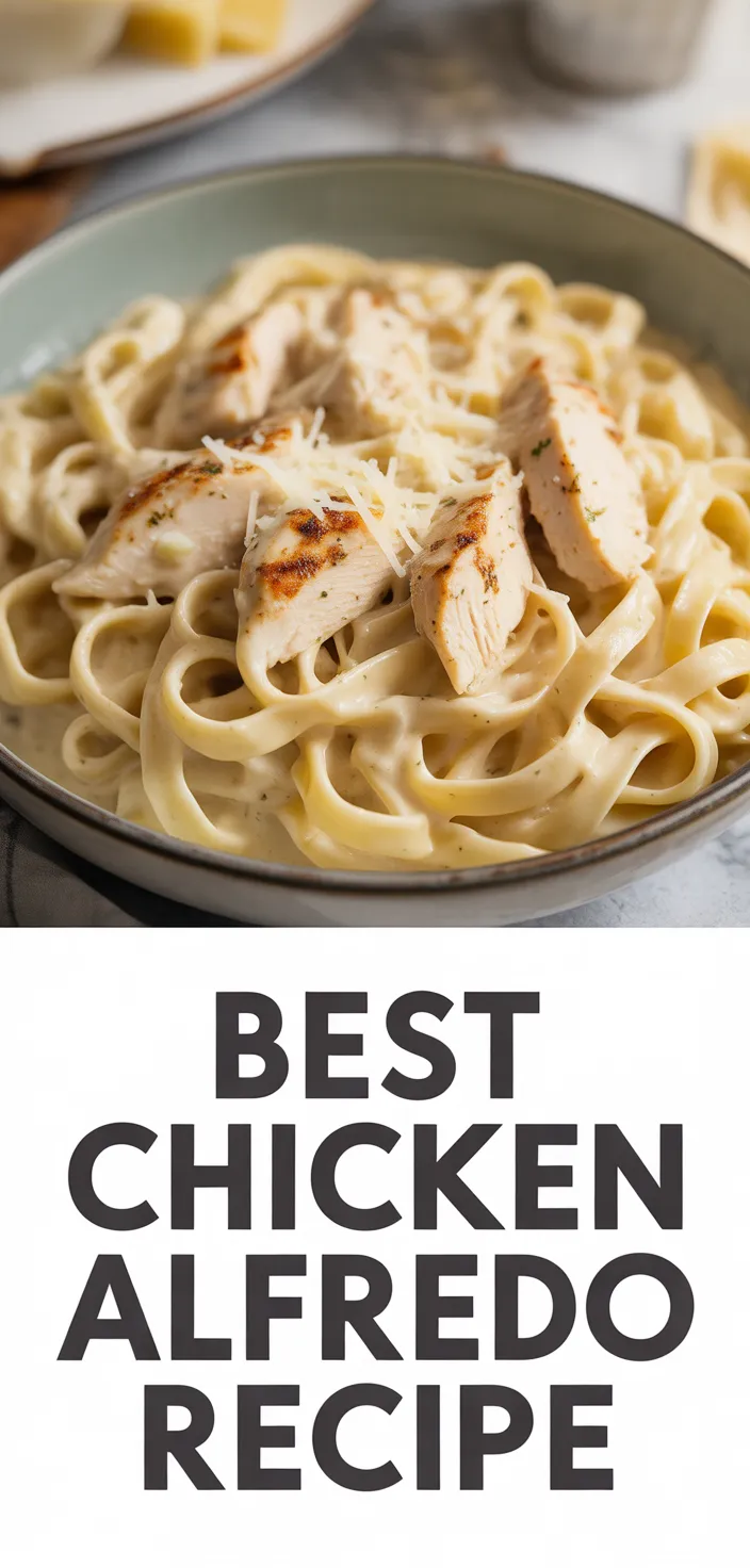 A photo of Best Chicken Alfredo Recipe