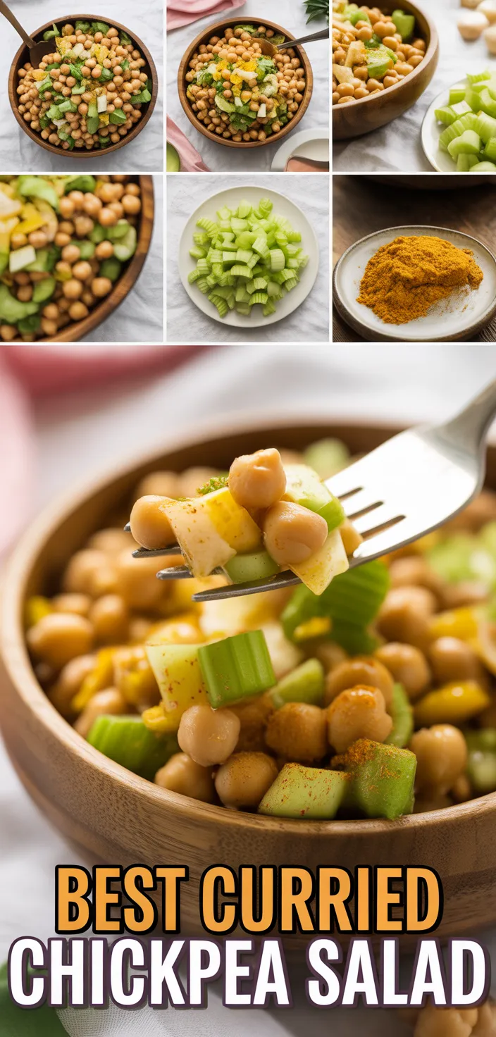 A photo of Best Curried Chickpea Salad Recipe