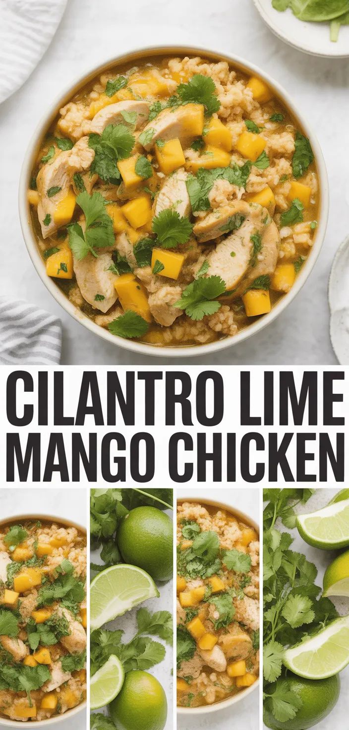 A photo of Cilantro Lime Mango Chicken (AIP & Paleo)  Recipe