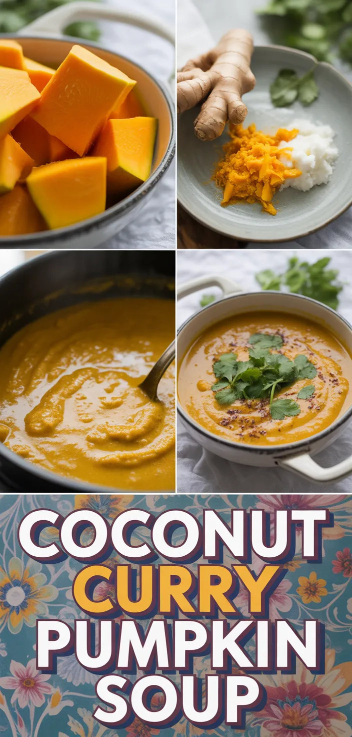 A photo of Coconut Curry Pumpkin Soup Recipe