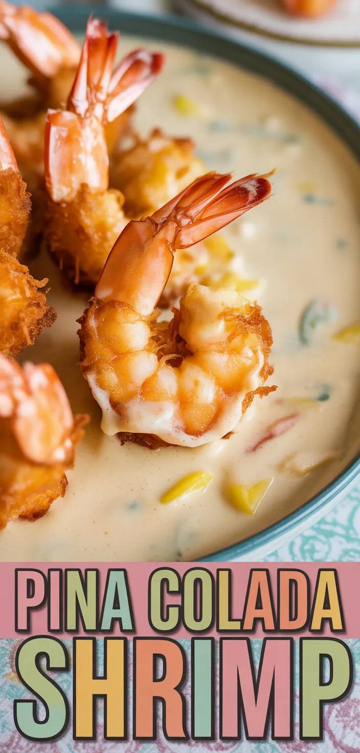 A photo of Coconut Shrimp Recipe With Pina Colada Sauce