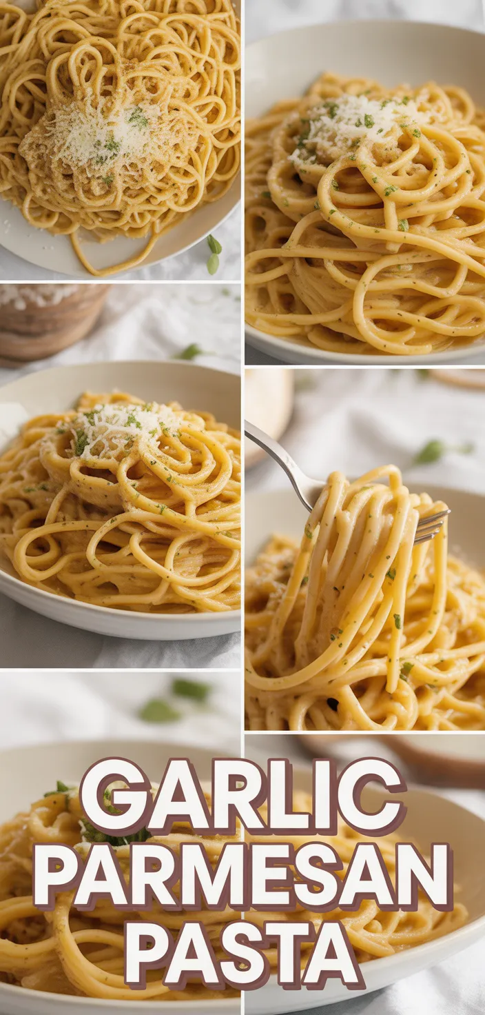 A photo of Garlic Parmesan Pasta Recipe