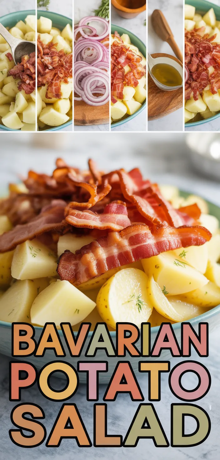 A photo of German Potato Salad (Authentic Bavarian Recipe)