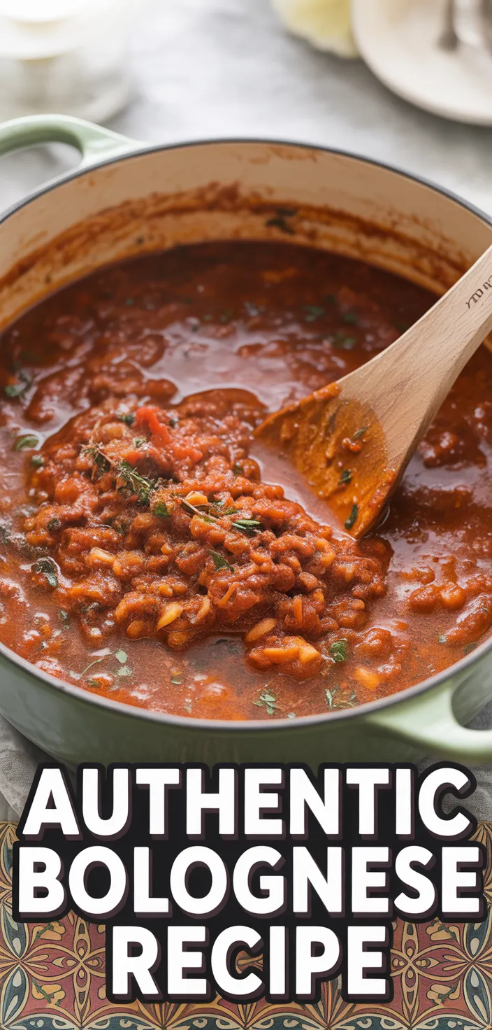 A photo of How To Make Bolognese Sauce (Authentic Recipe)