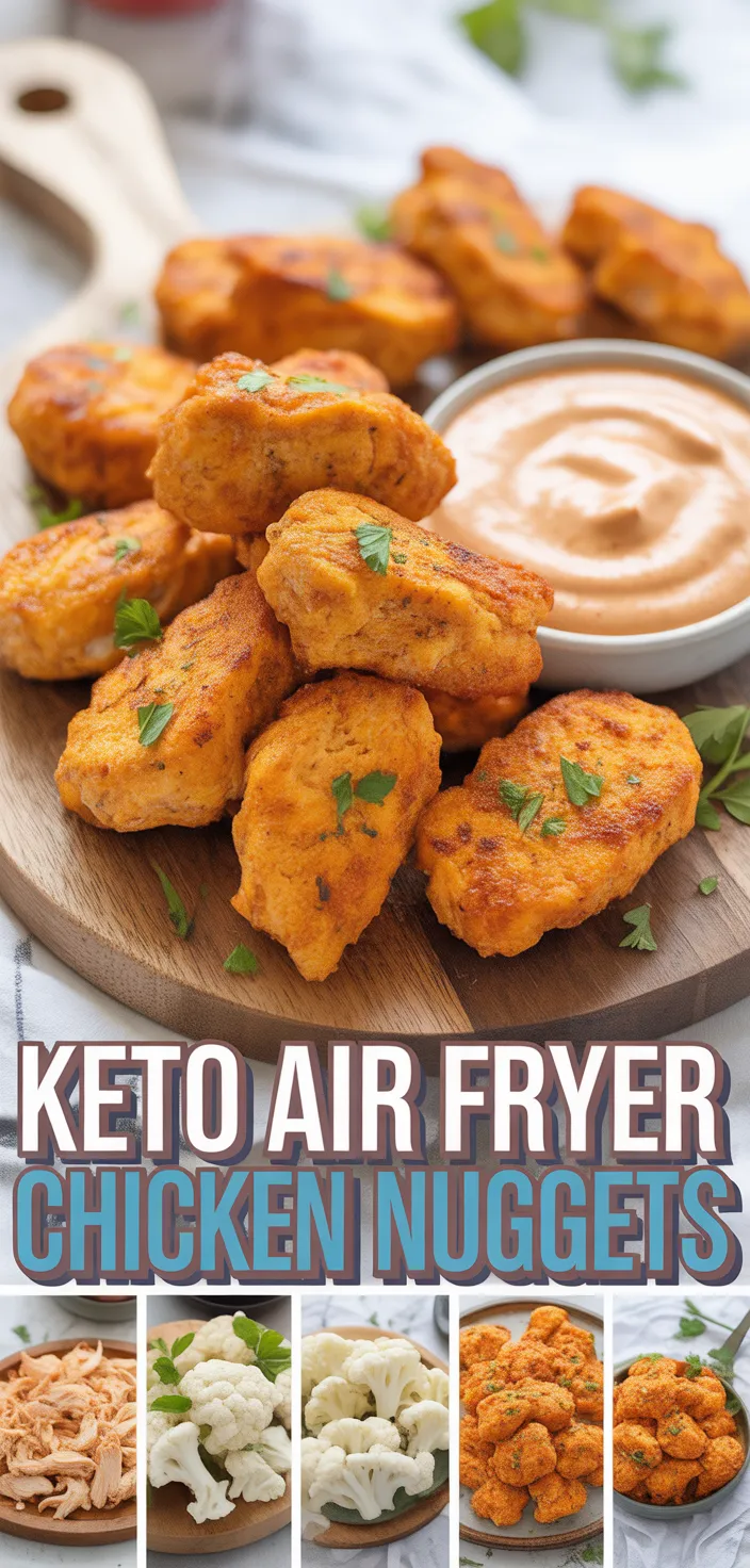 A photo of Keto Air Fryer Chicken Nuggets Recipe