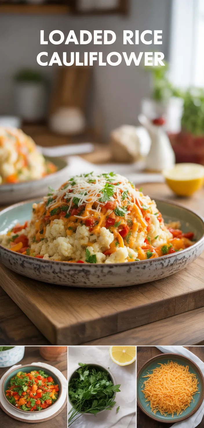 A photo of Loaded Rice Cauliflower Recipe