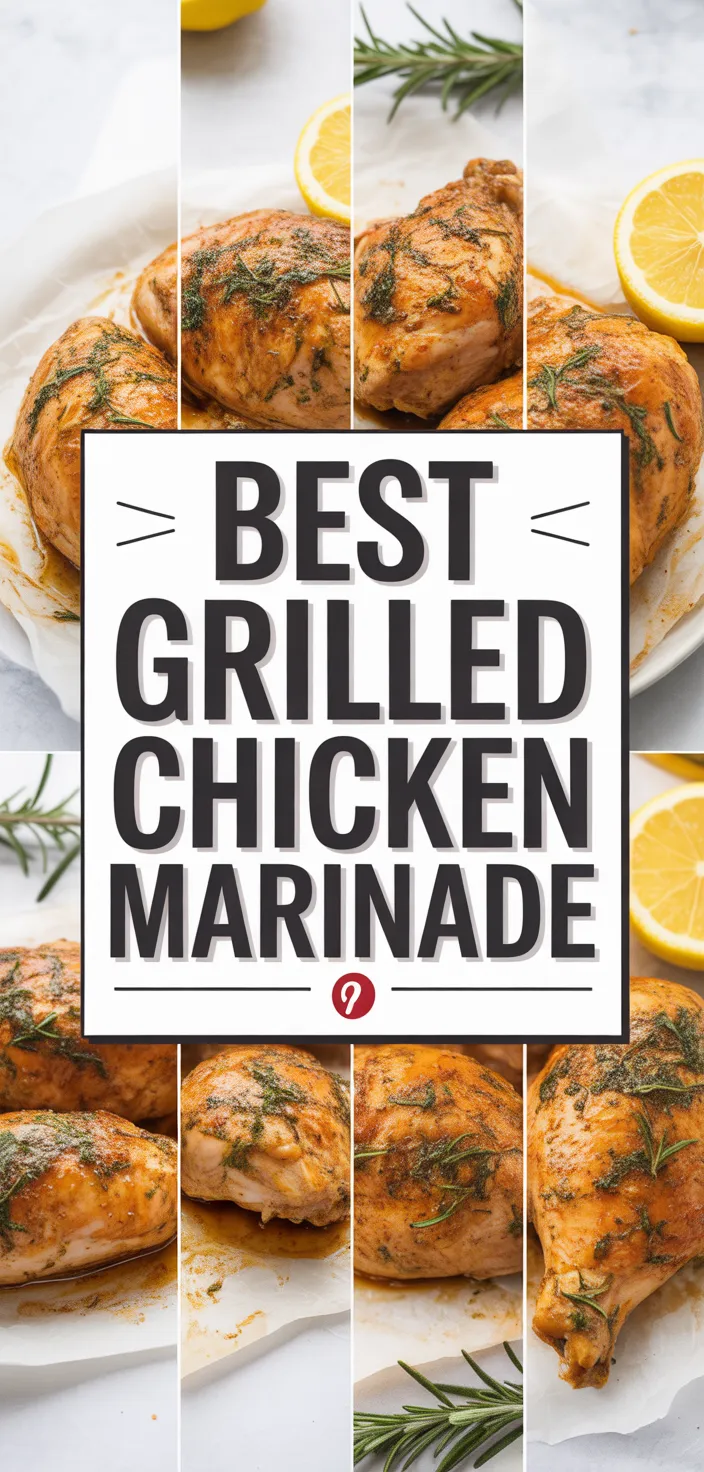 A photo of The BEST EVER Grilled Chicken Marinade Recipe