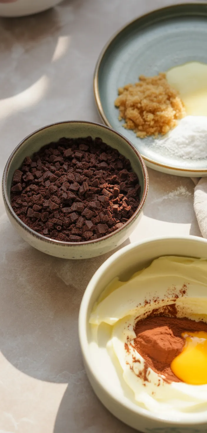 Ingredients photo for Mini Red Velvet Cheesecakes Recipe