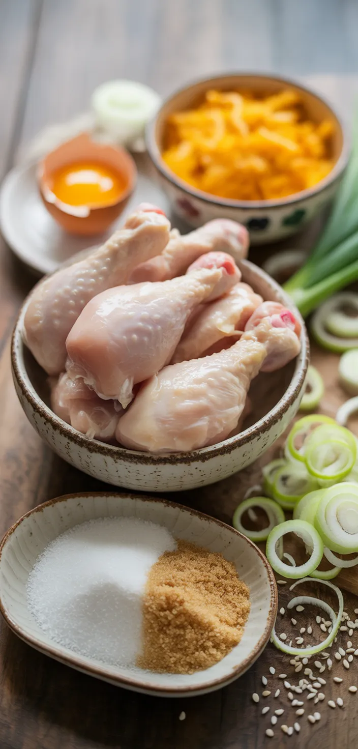 Ingredients photo for Panda Express Orange Chicken (Copycat) Recipe