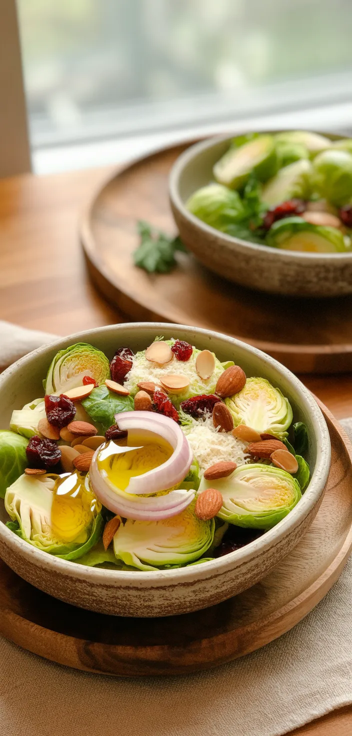 Ingredients photo for Raw Shaved Brussels Sprouts Salad Recipe