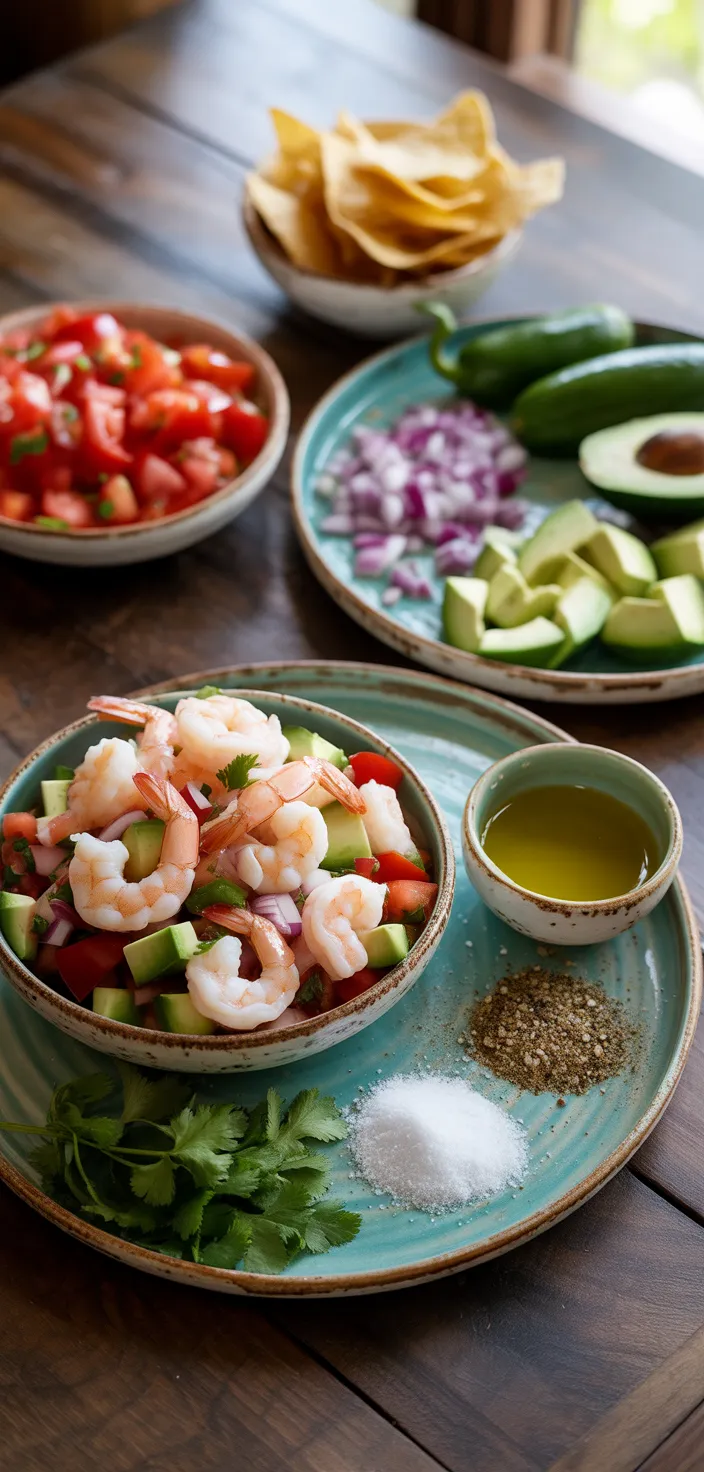 Ingredients photo for Shrimp Ceviche Recipe