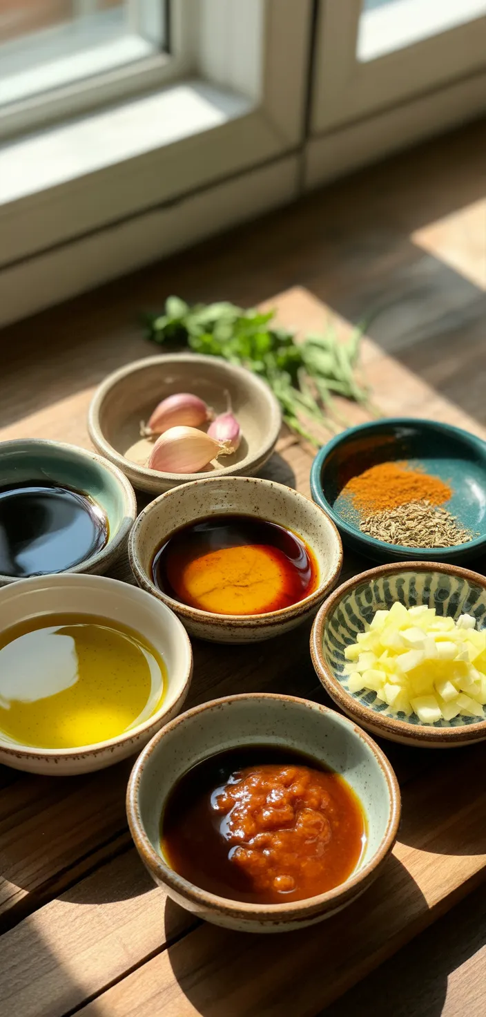 Ingredients photo for Ultimate Chicken Marinade For Grilling Season Recipe