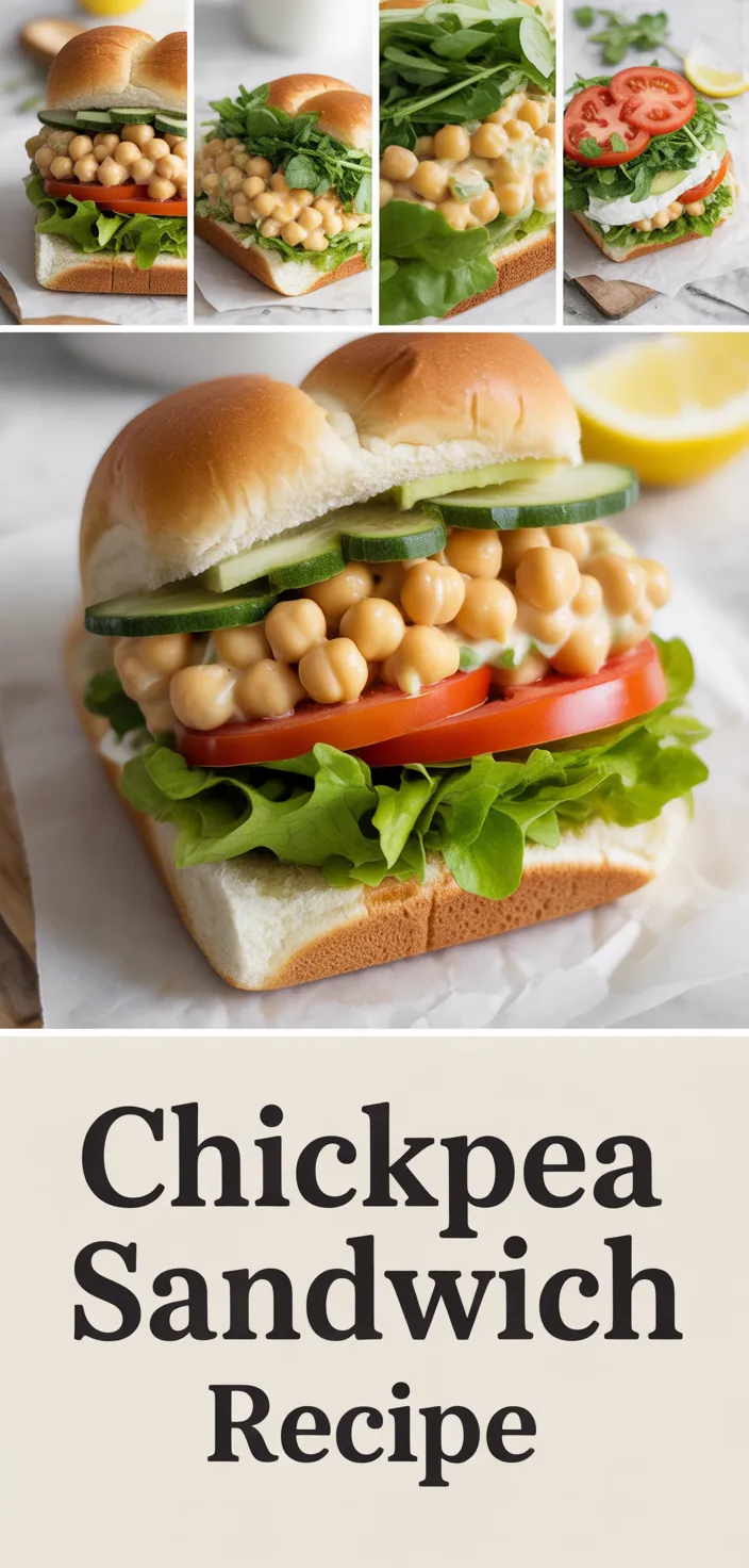 A photo of Chickpea Salad Sandwich Recipe