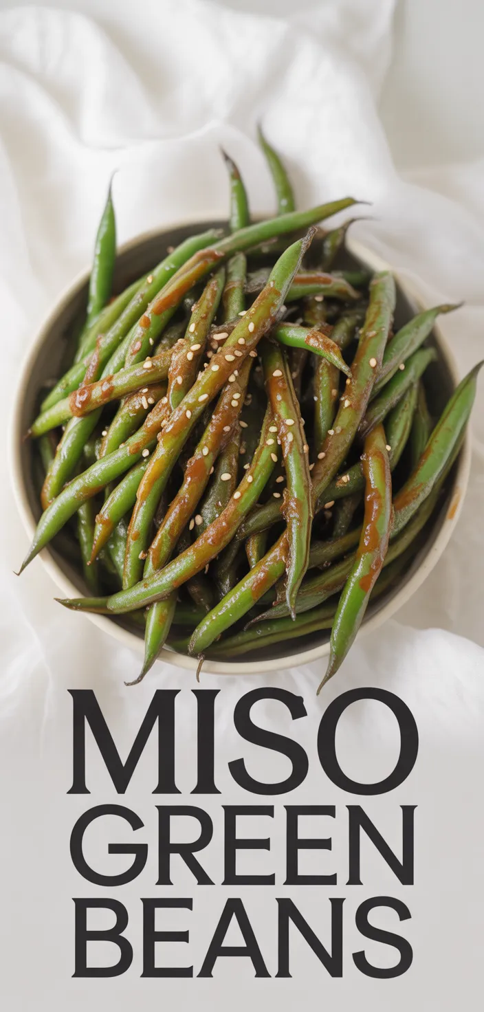 A photo of Miso Green Beans Recipe