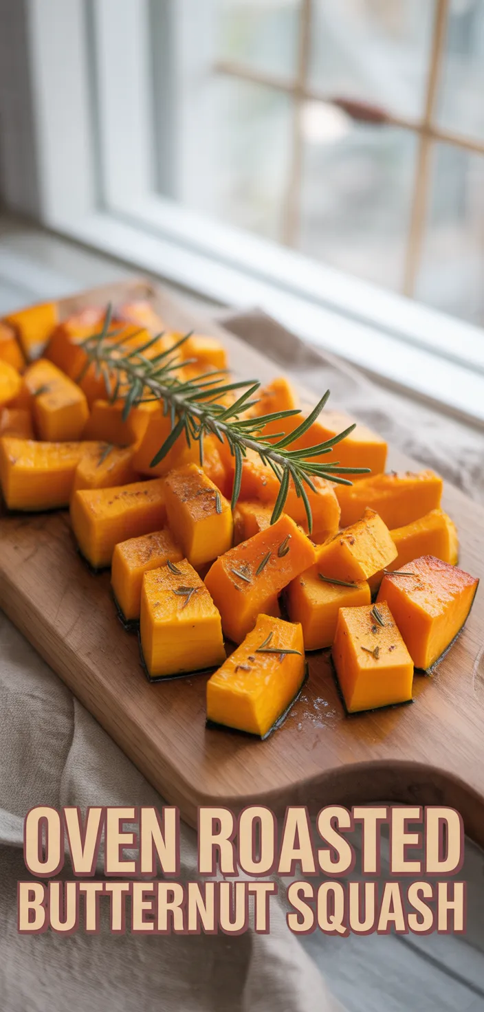 A photo of Oven Roasted Butternut Squash Recipe