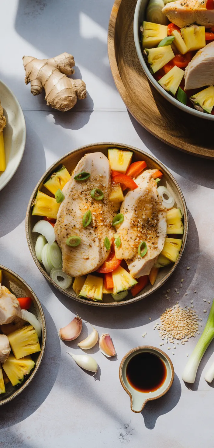 Ingredients photo for Pineapple Chicken Recipe