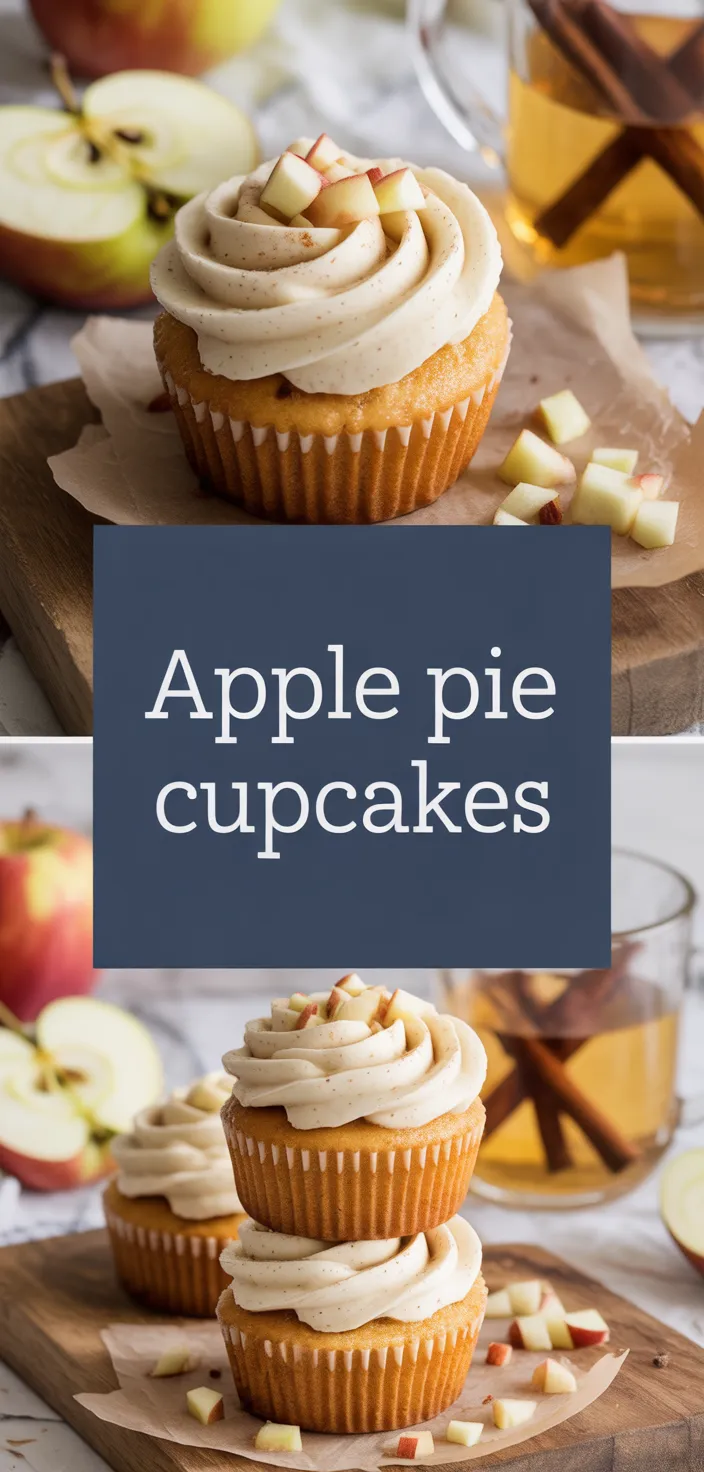 A photo of Apple Pie Cupcakes Recipe