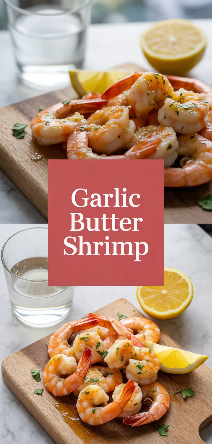 A photo of Quick & Easy Garlic Butter Shrimp Recipe