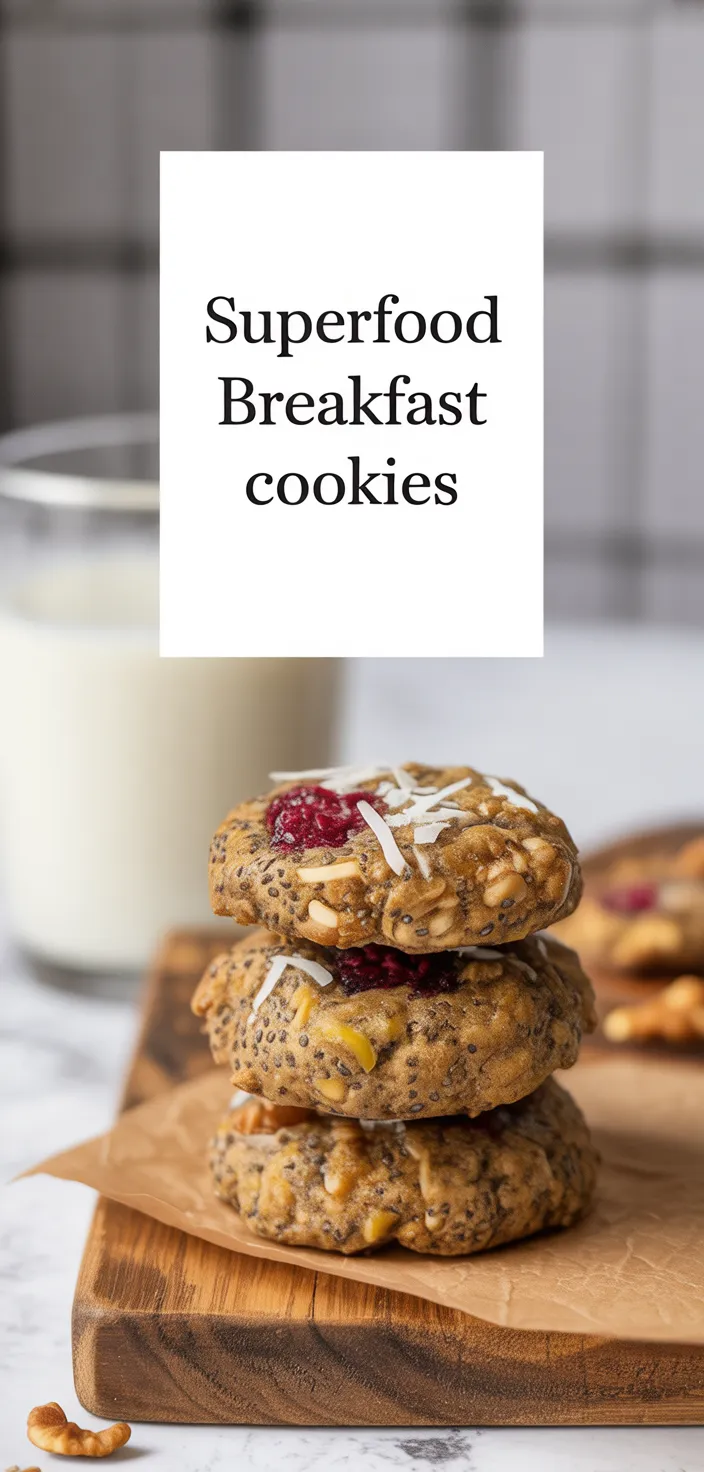 A photo of Superfood Breakfast Cookies Recipe