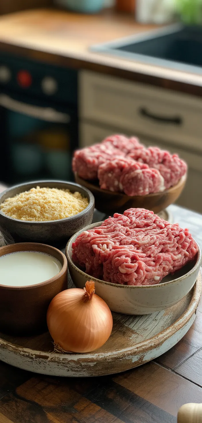 Ingredients photo for Best Homemade Meatloaf Recipe