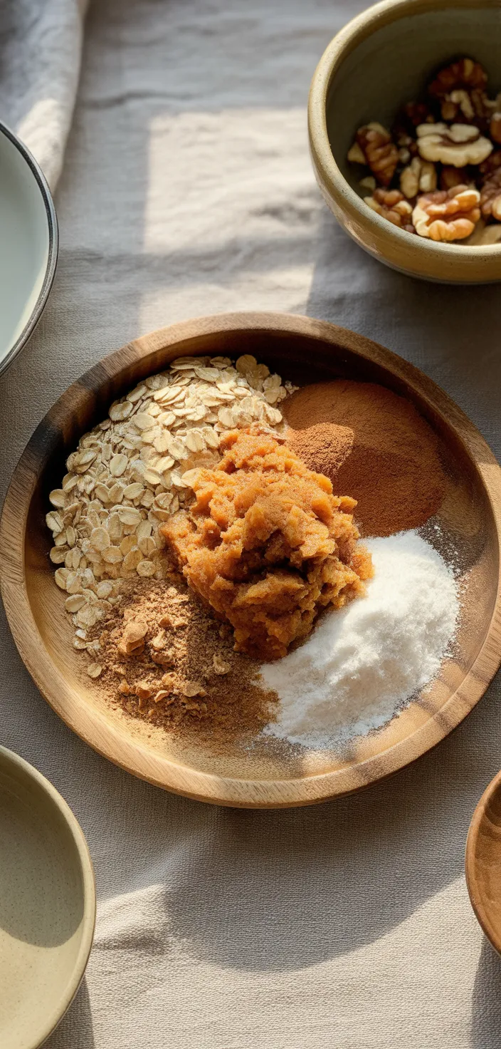 Ingredients photo for Carrot Cake Breakfast Cookies Recipe
