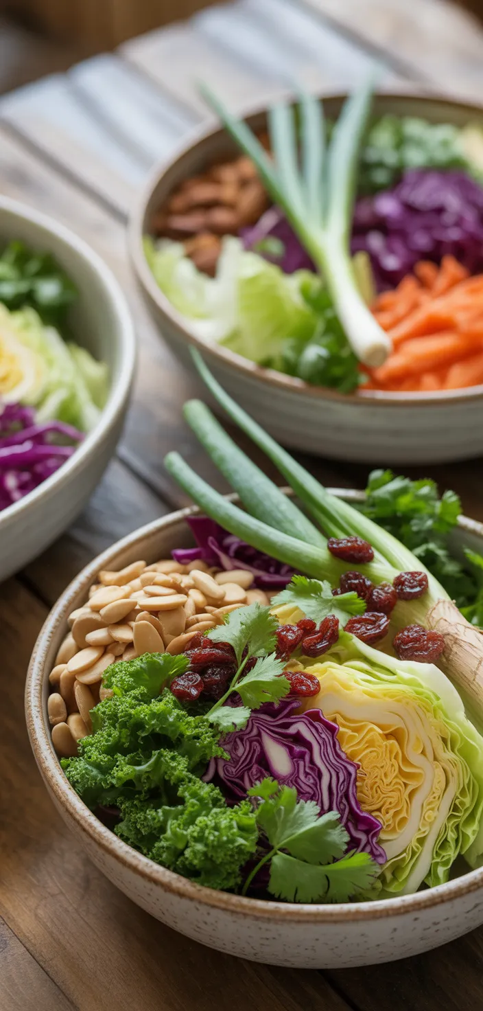 Ingredients photo for Copycat Sunflower Crunch Kale And Cabbage Salad Recipe