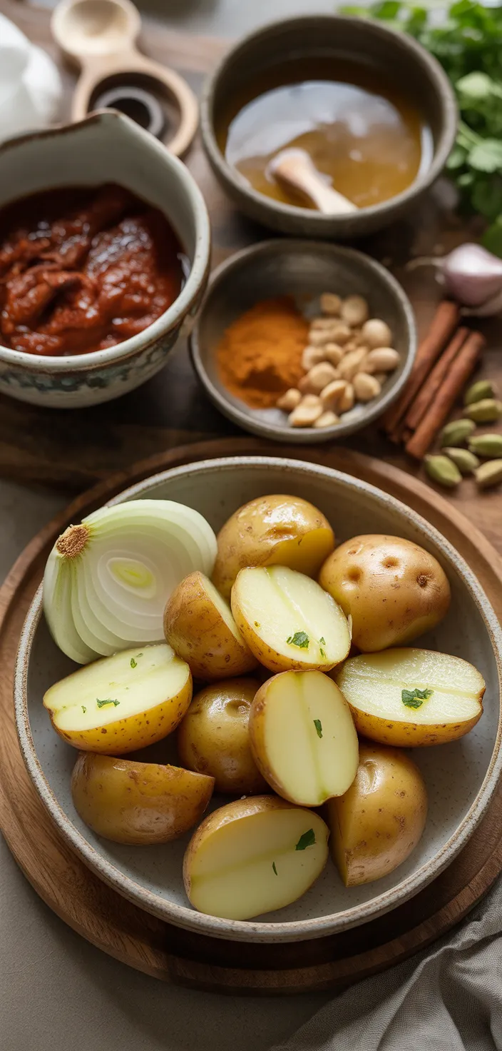 Ingredients photo for Massaman Curry With Roasted Potatoes Recipe