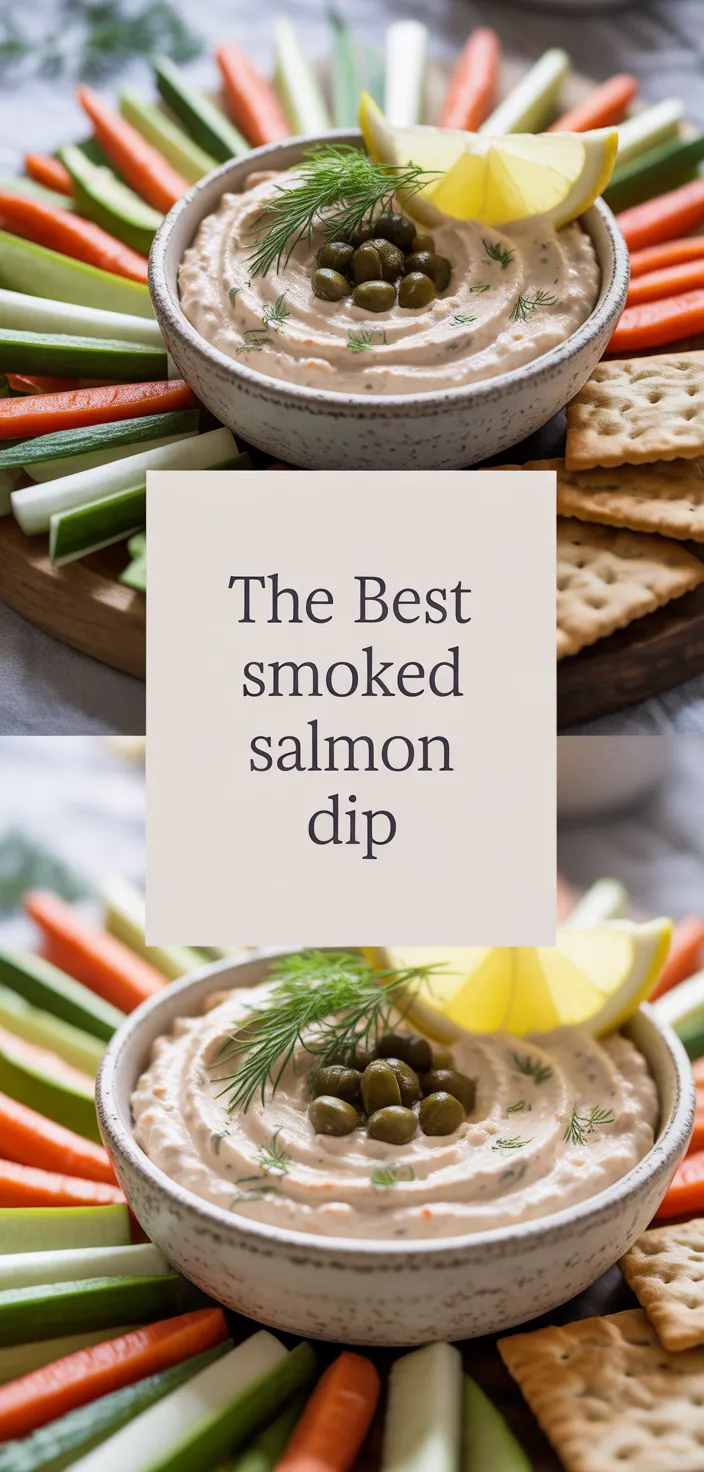 A photo of THE BEST Smoked Salmon Dip Recipe