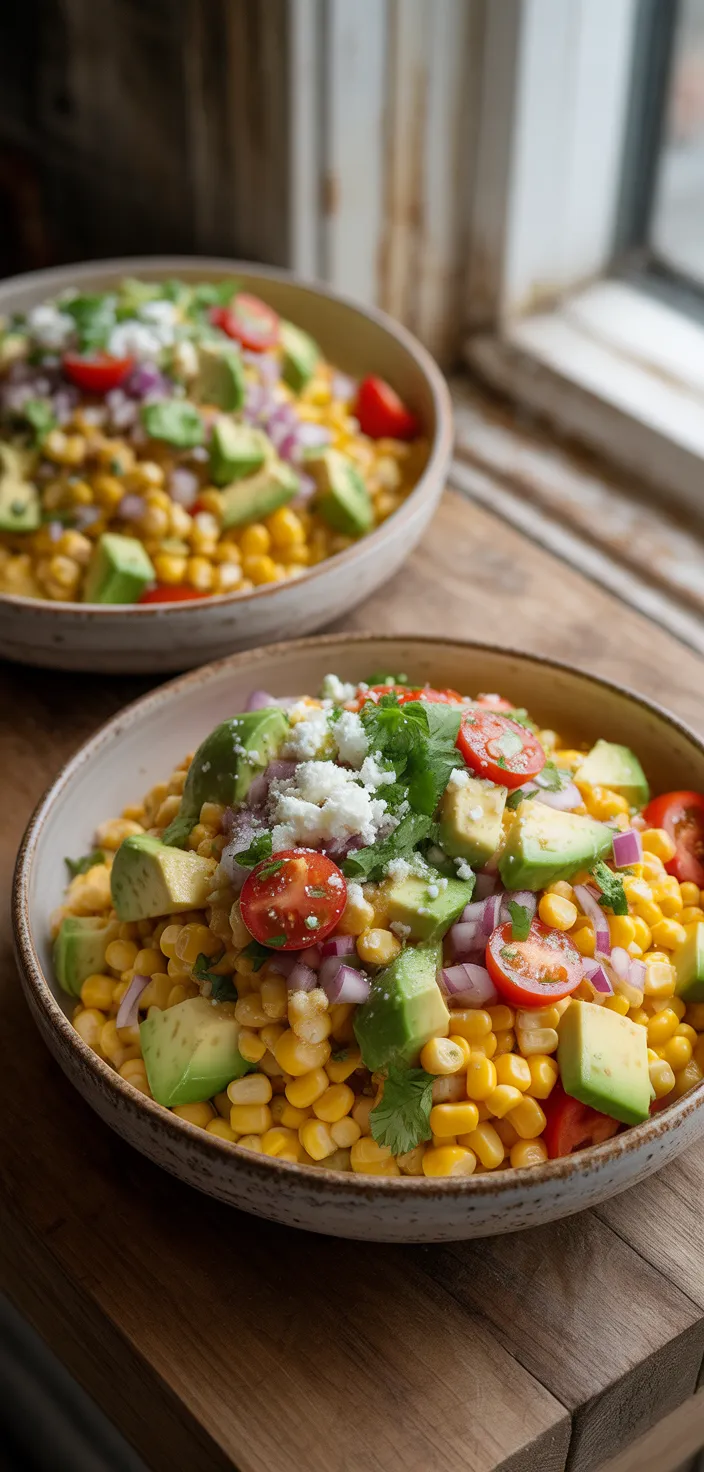 Ingredients photo for Summer Corn Salad With Avocado Recipe