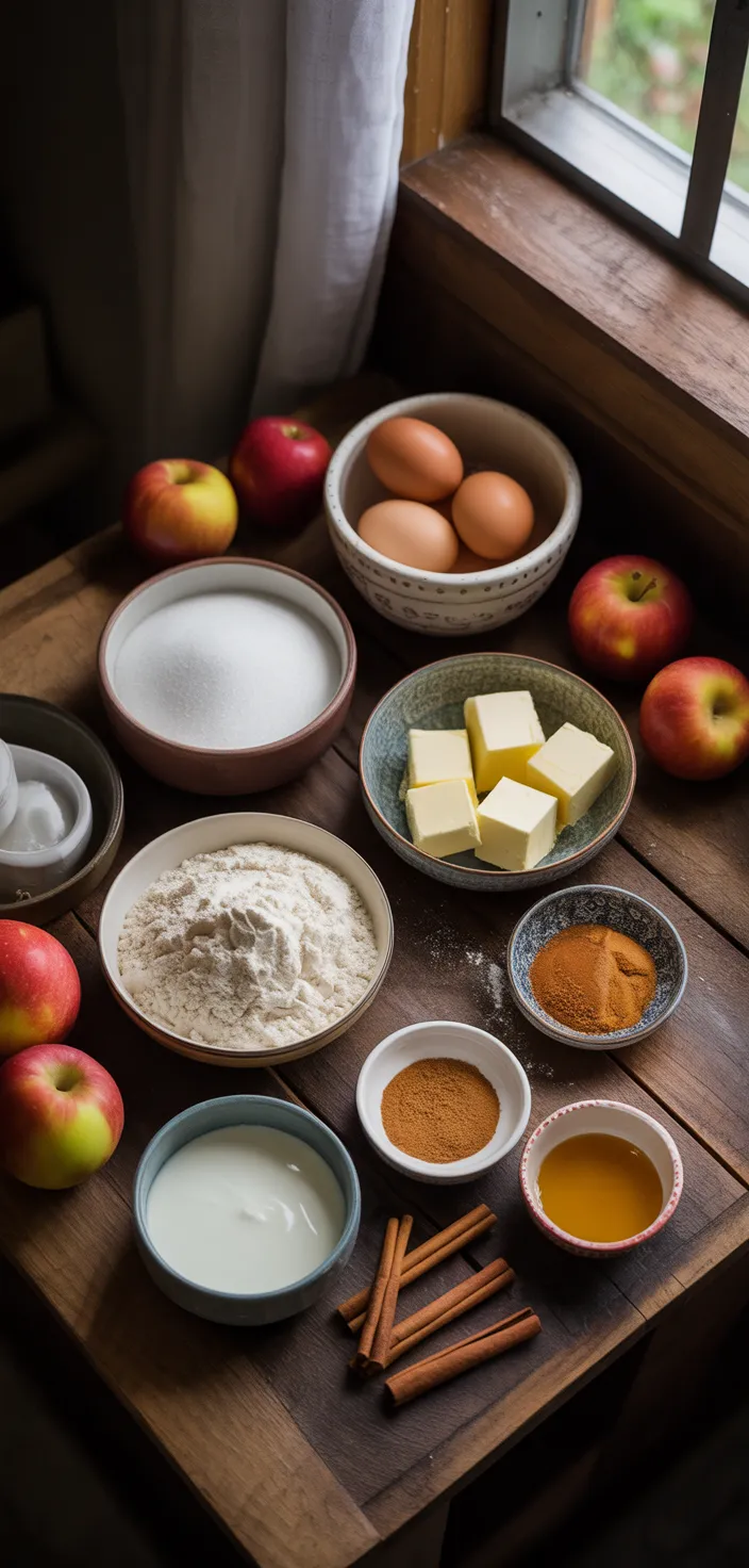 Ingredients photo for Apple Cider Cupcakes Recipe
