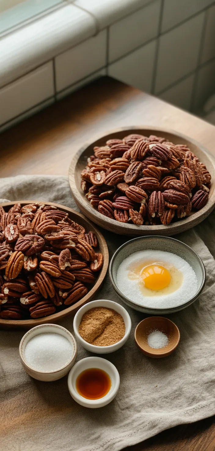 Ingredients photo for Candied Pecans Recipe