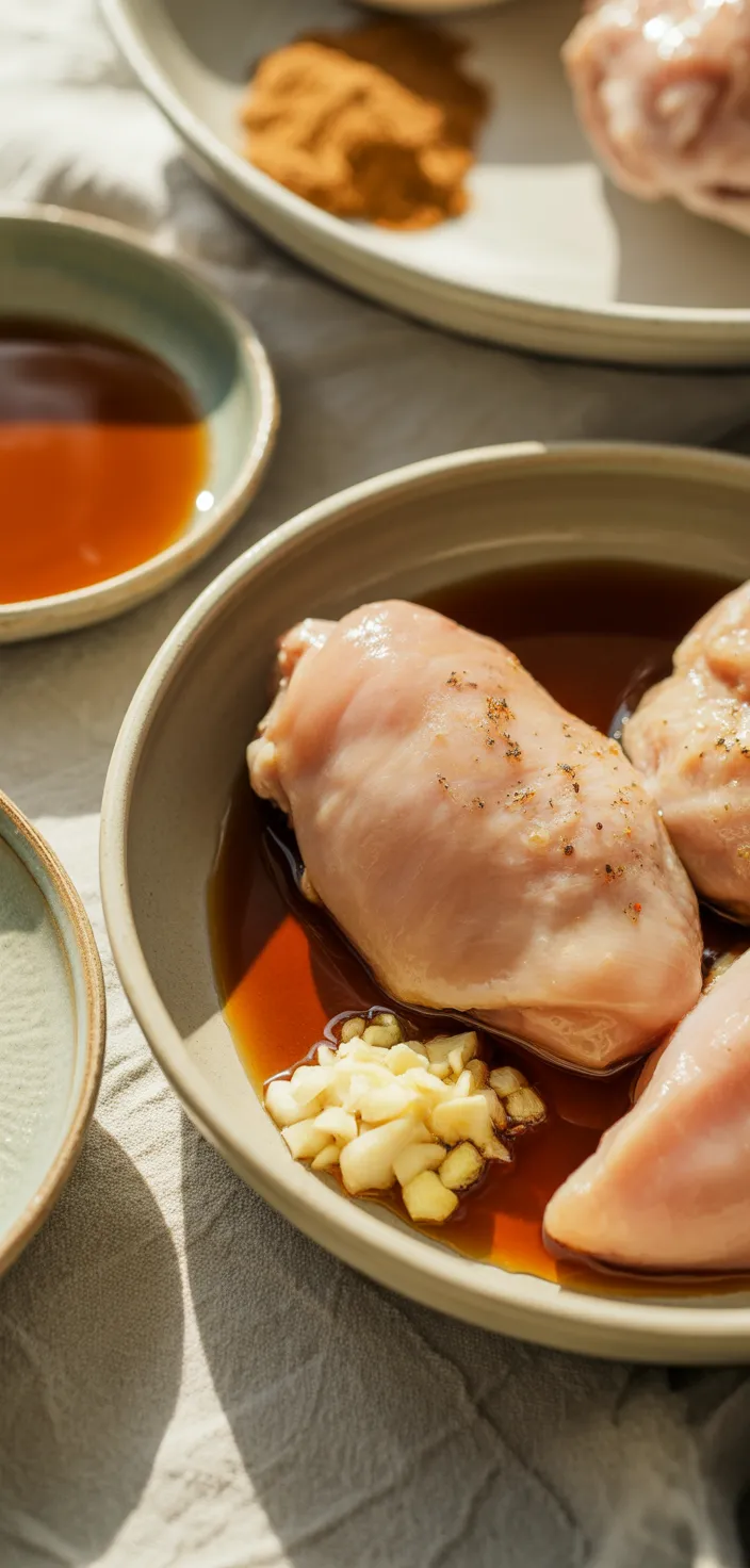 Ingredients photo for Crockpot Honey Garlic Chicken Recipe