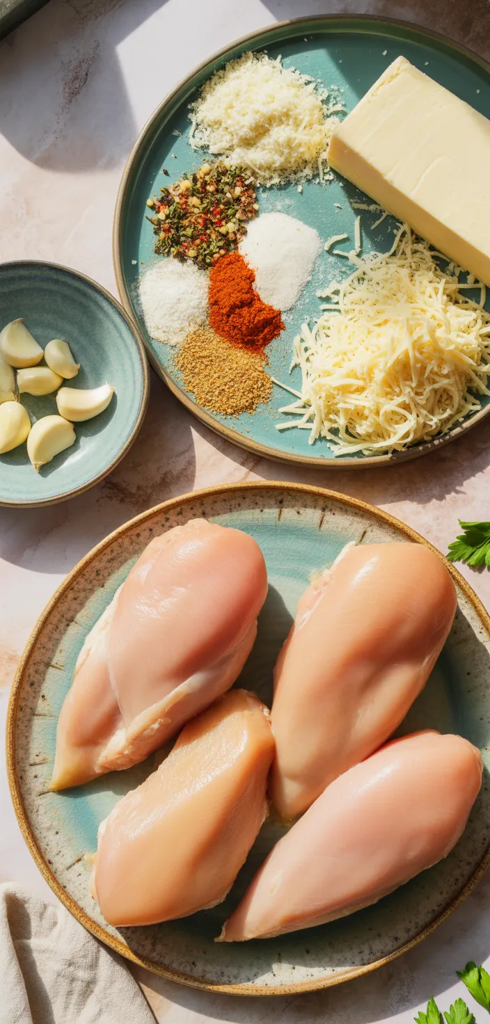 Ingredients photo for Garlic Parmesan Chicken Recipe