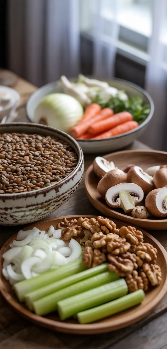 Ingredients photo for Best Vegetarian Meatloaf – A Couple Cooks Recipe