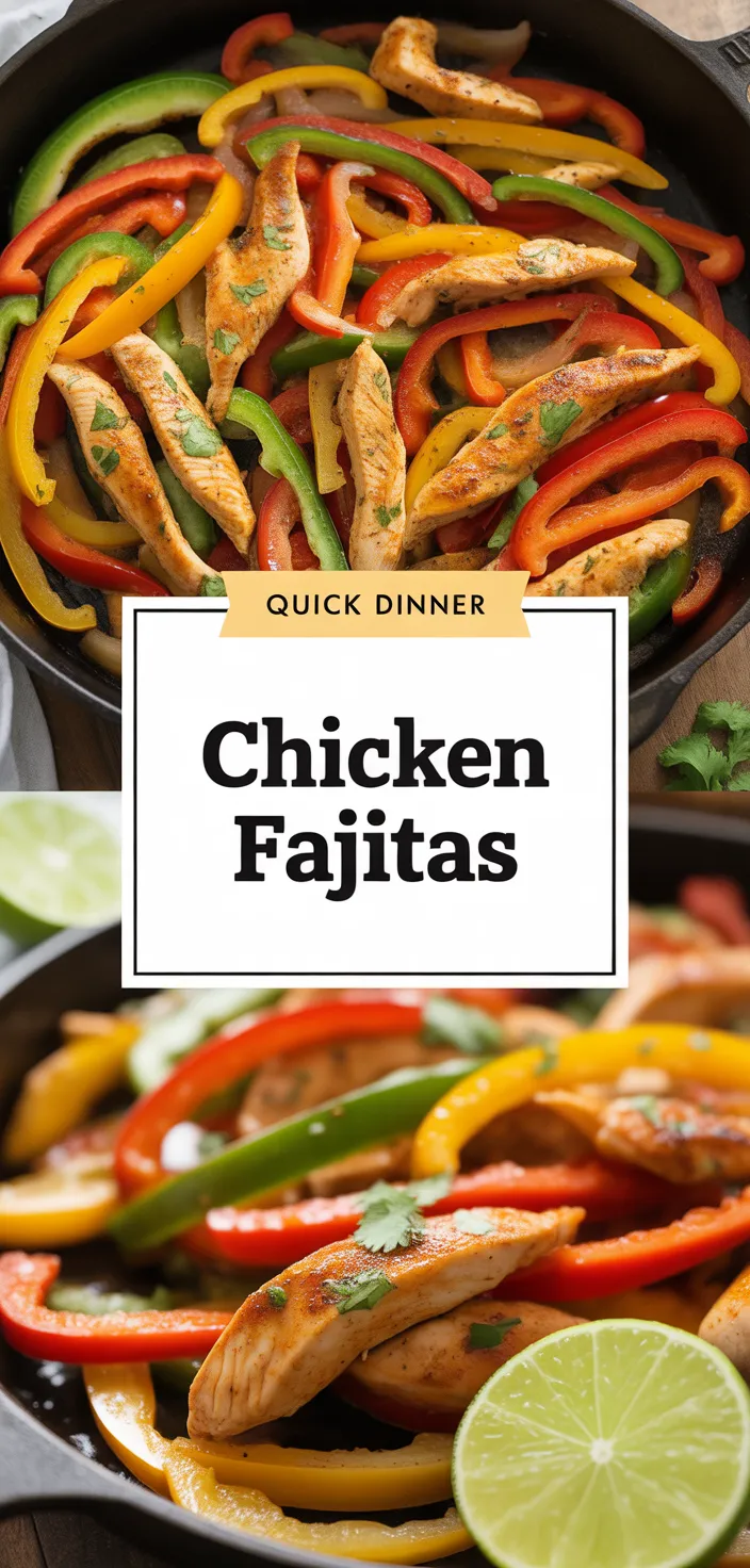 A photo of The Best Ever Chicken Fajitas Recipe