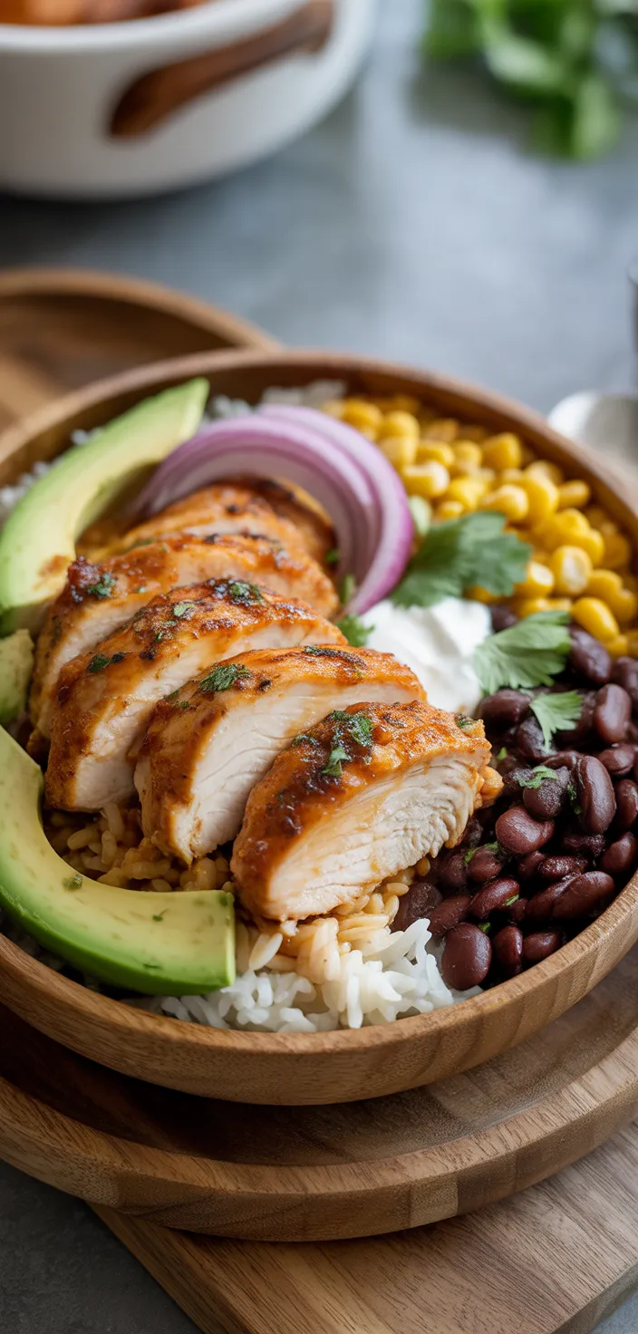 Ingredients photo for Honey Chipotle Chicken Rice Bowl Recipe