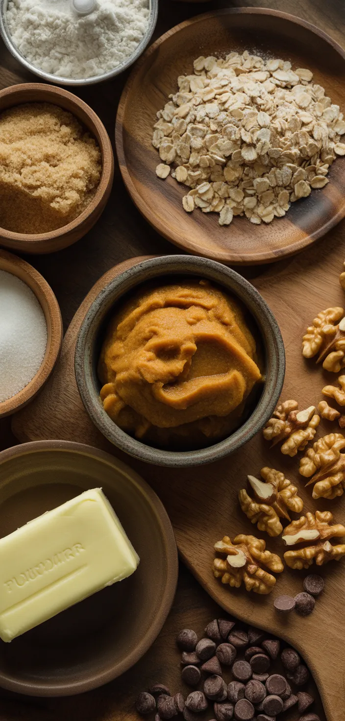 Ingredients photo for Soft Pumpkin Oatmeal Cookies (gluten Recipe