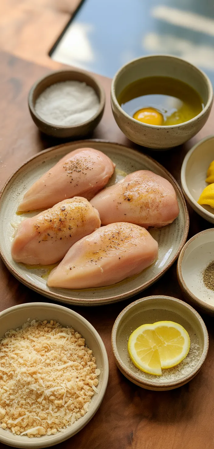 Ingredients photo for The Easiest Lemon Pepper Baked Chicken Recipe