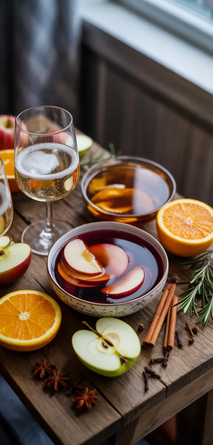 Ingredients photo for Apple Cider Sangria With Prosecco (No Added Sugar) Fork In The Kitchen Recipe