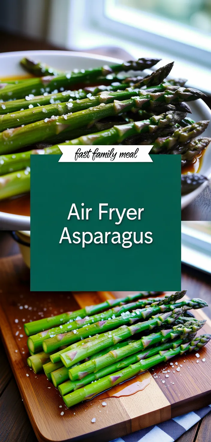 A photo of How To Cook Air Fryer Roasted Asparagus Recipe