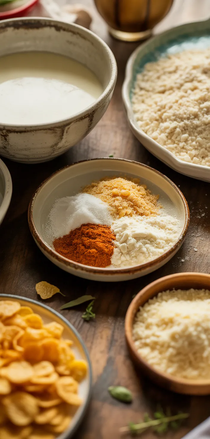 Ingredients photo for Baked Crunchy Hot Honey Chicken Recipe