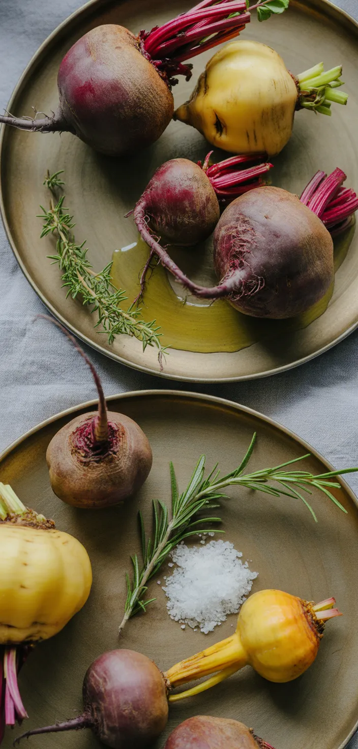 Ingredients photo for How To Roast Beets In The Oven Recipe