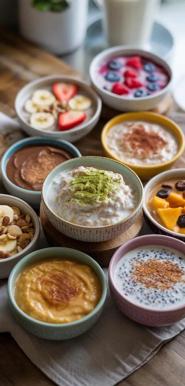 Ingredients photo for Simple And Healthy Overnight Oat Recipes